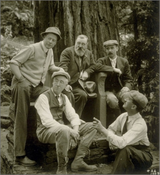 Group of men sitting